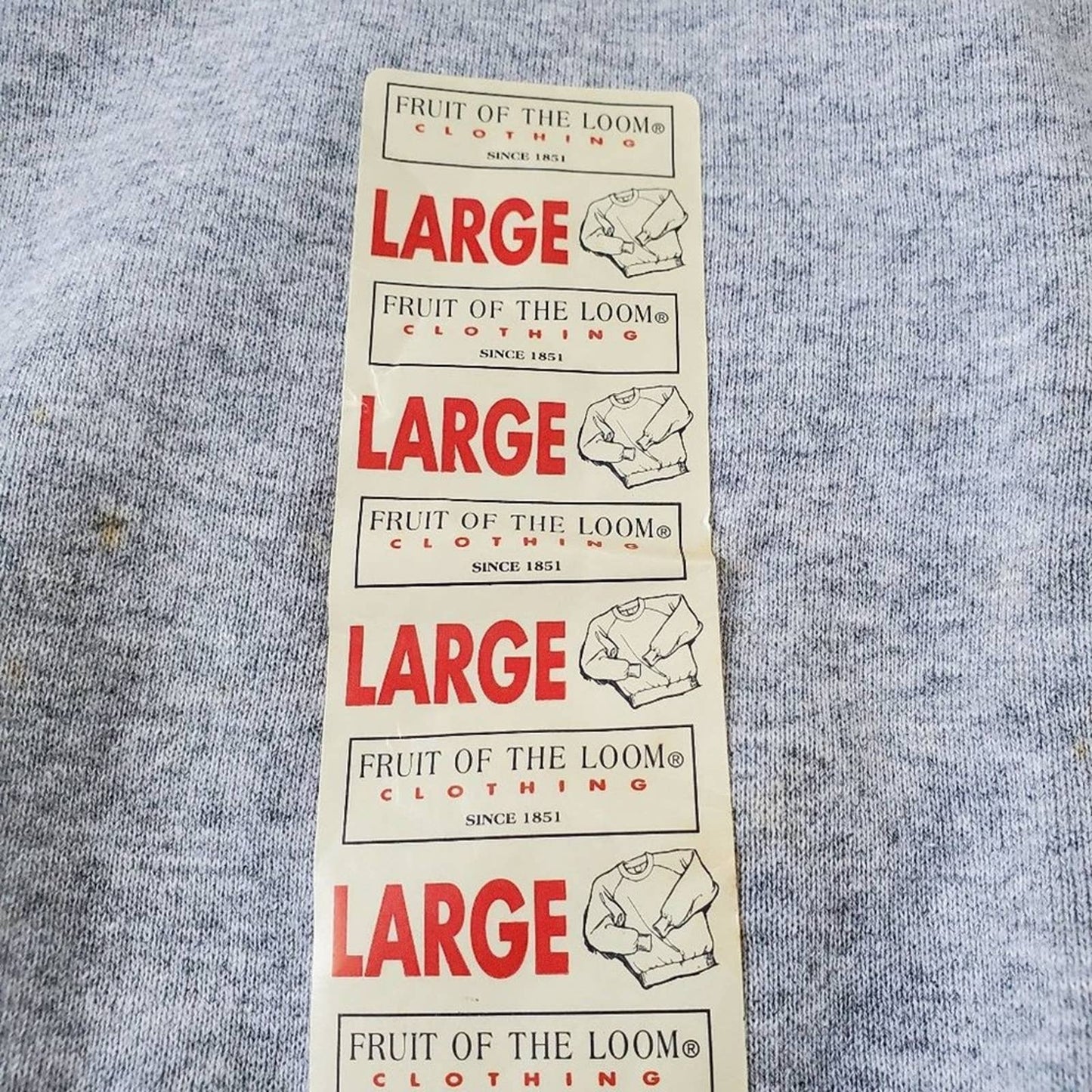 NEW Vintage 90s Fruit Of The Loom Pullover Sweatshirt │L