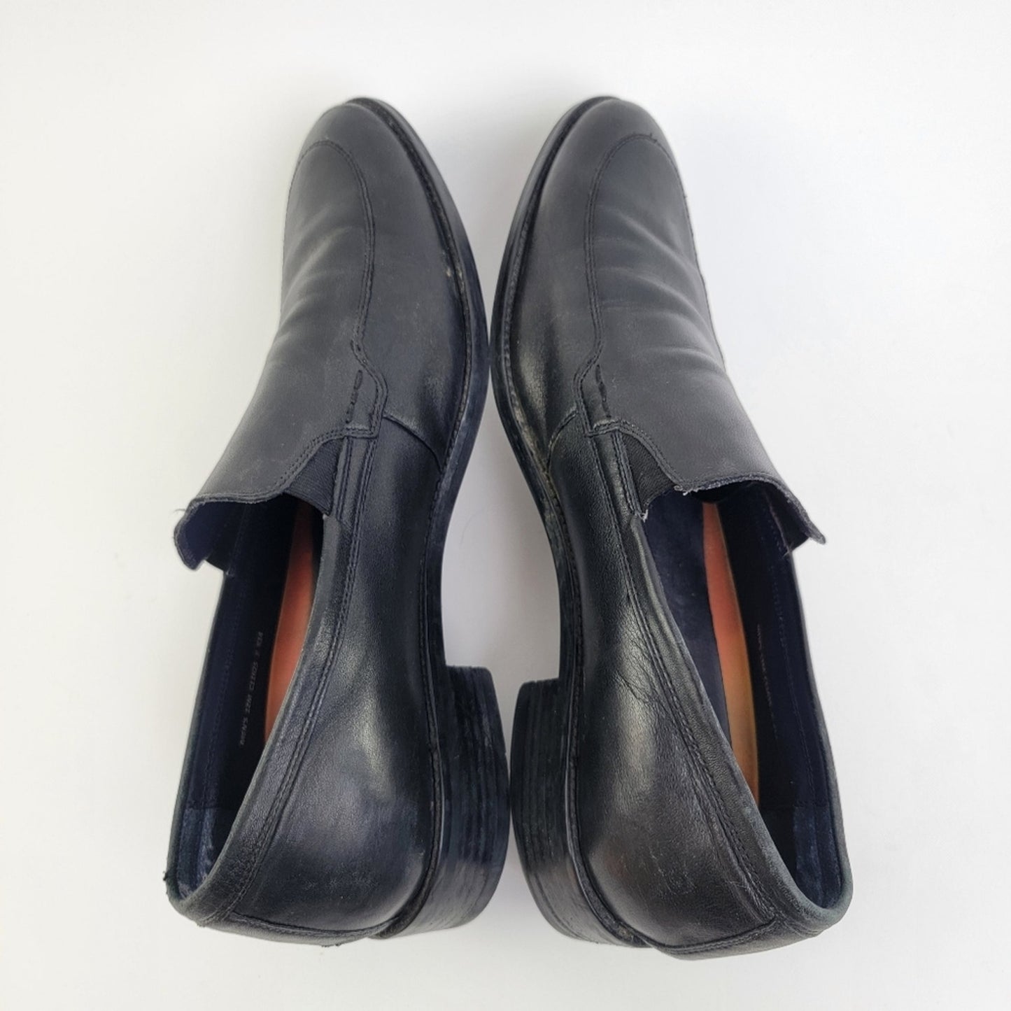 Cole Haan Grand OS Lenox Hill Venetian Black Leather Slip On Dress Loafers - 12