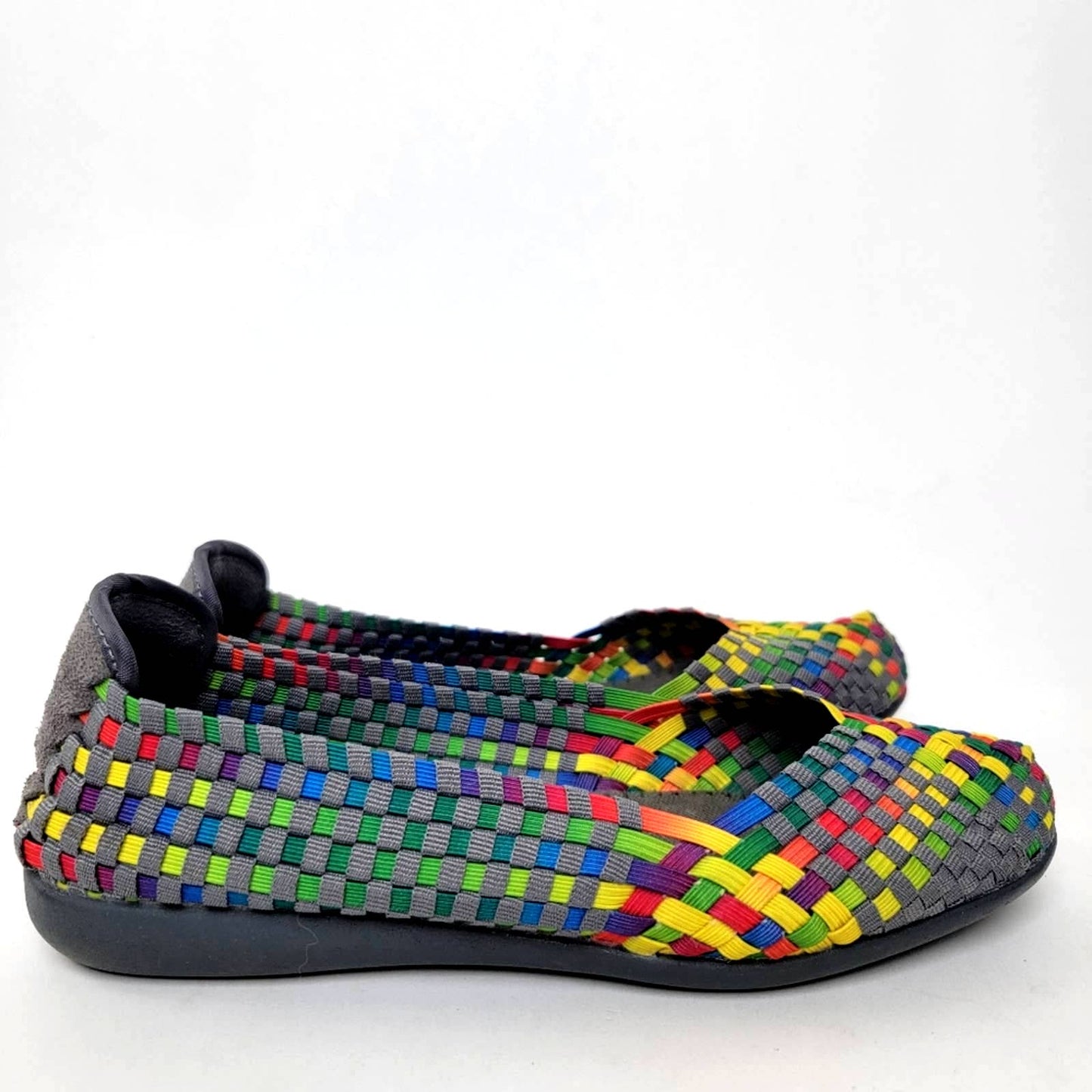 Steven by Steve Madden Rainbow Woven Ballet Flats - 8