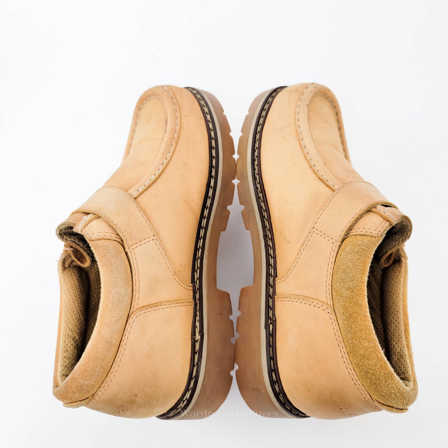 Vintage 90s LUGZ Moc Toe Ankle Wallabee Boots