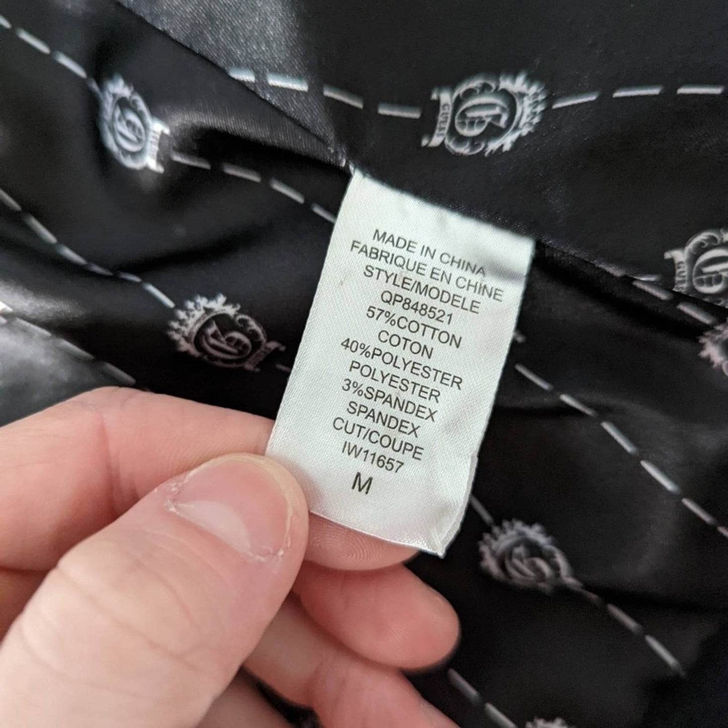 Guess Y2K Black Peplum Jacket - M