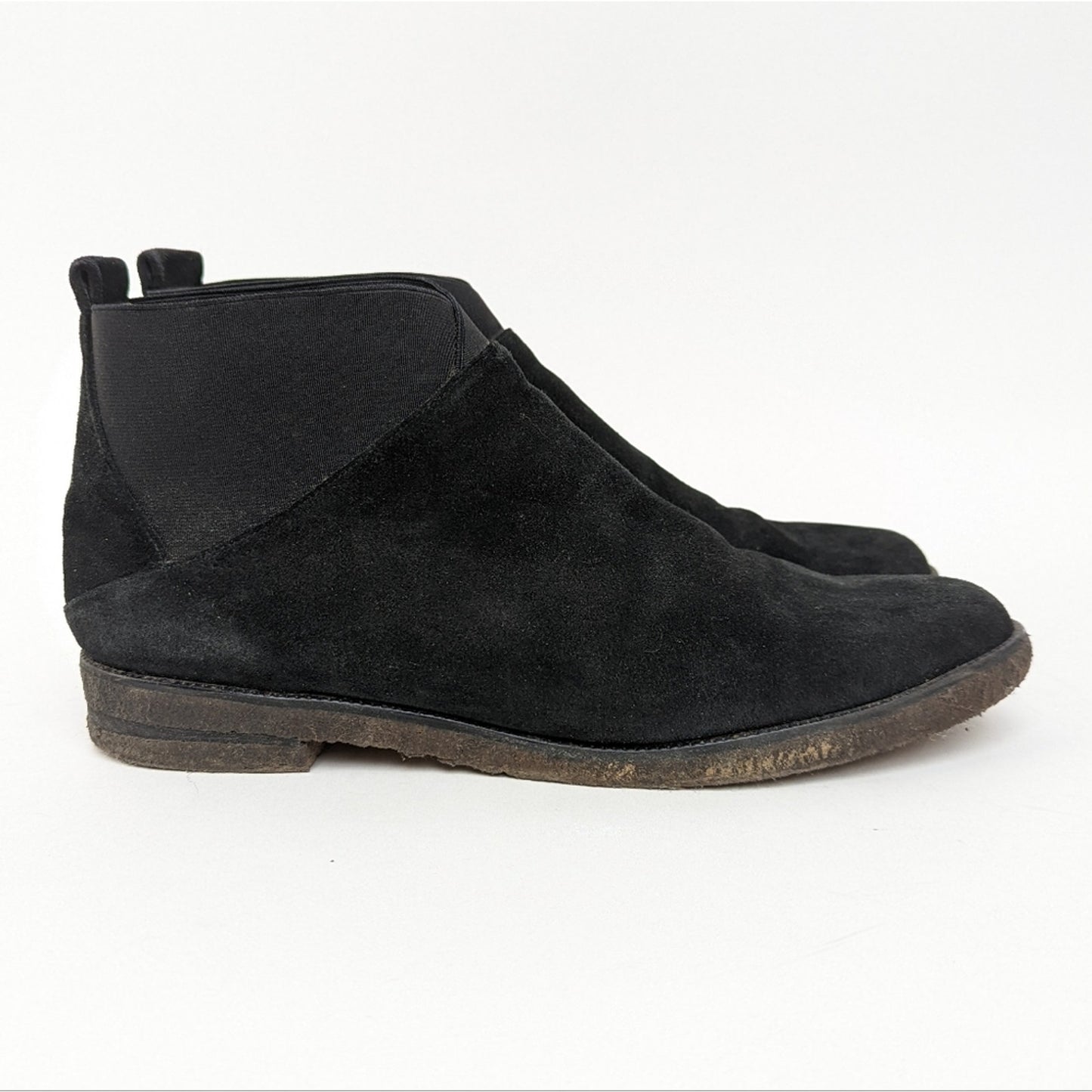 Stuart Weitzman Black Suede Booties - 11.5