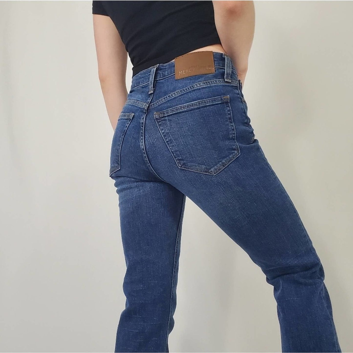 J. Crew High Rise Indigo Wash Skinny Jeans (24)