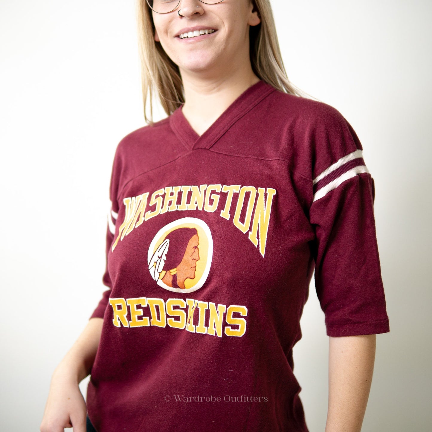 Classic Original Vintage 90s Washington Football Jersey Tee - NFL - Large