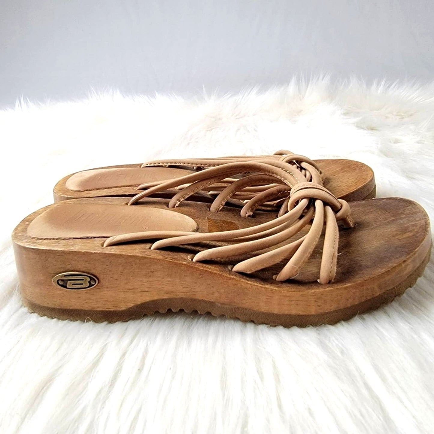 Vintage 90s BONGO Chunky Platform Sandals - 6
