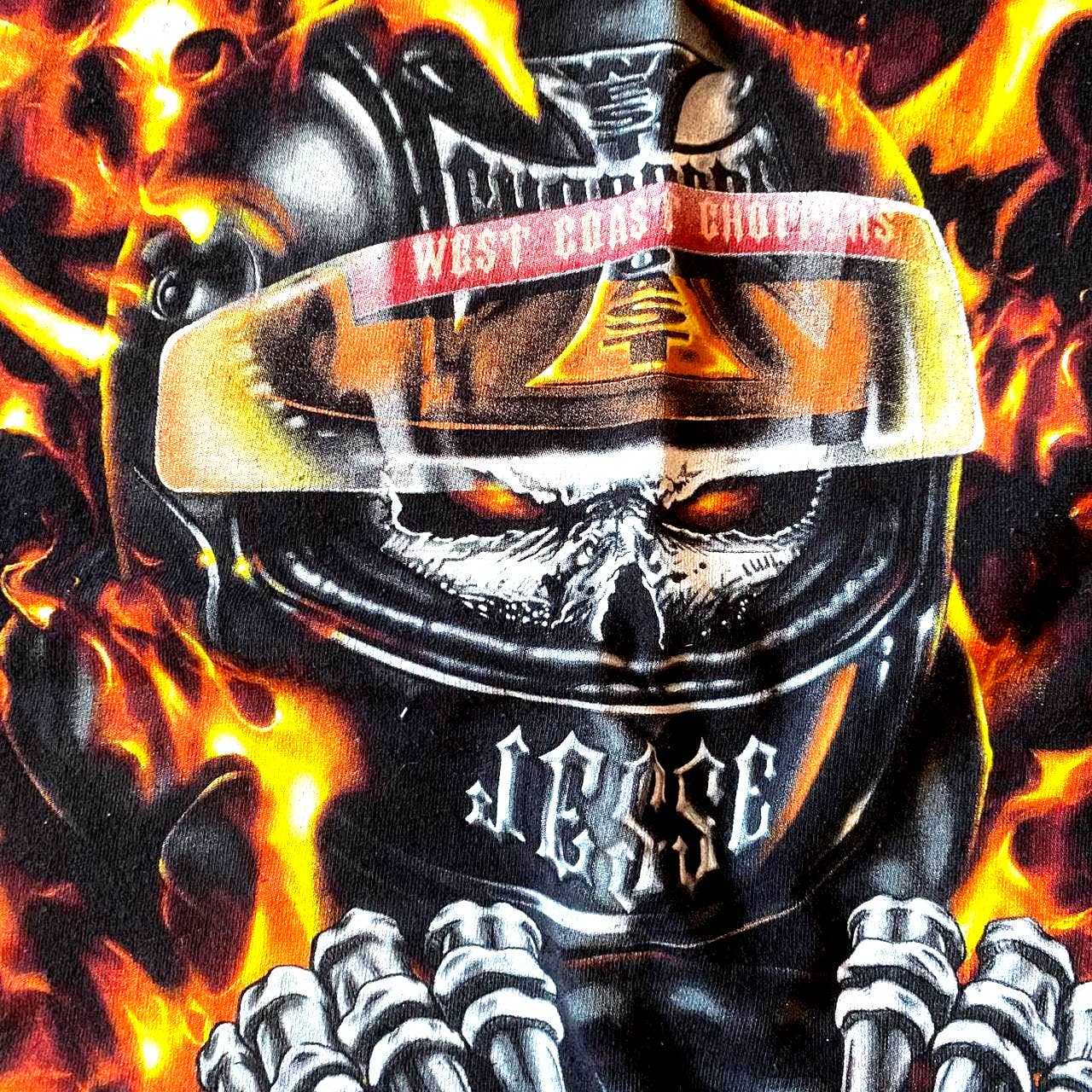 Vintage Y2K Jesse James is a Dead Man West Coast Choppers Biker Moto Racing T-Shirt