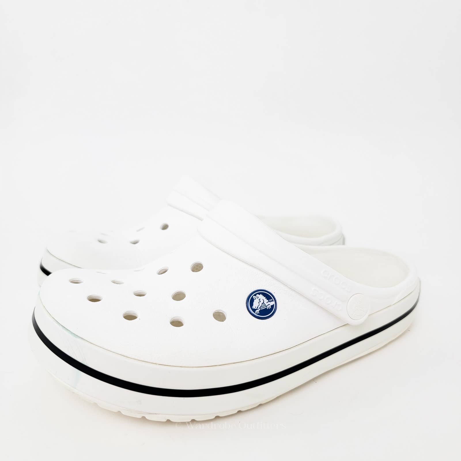 Crocs on sale with stripe