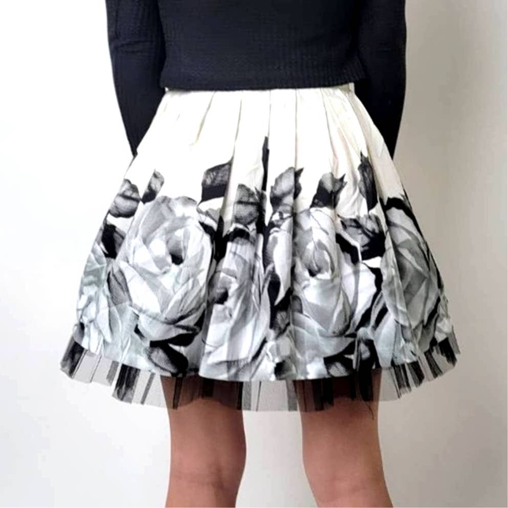 Y2K Forever 21 Pleated Tulle Skirt - S