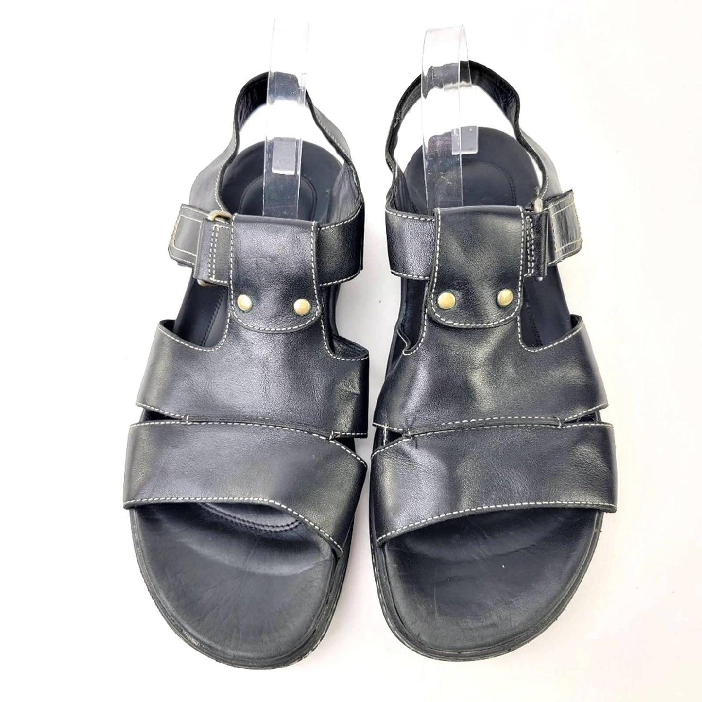 Cole Haan Leather Hurache Fisherman Sandals - 12