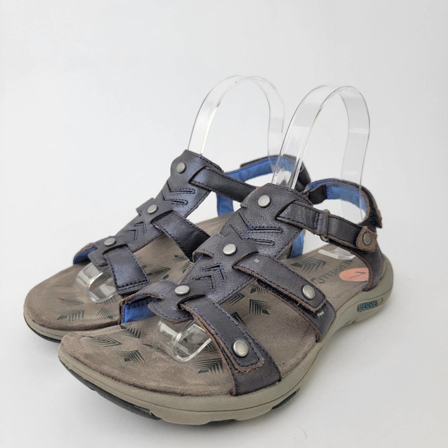 Merrell Cement Adhera Leather Hiking Sandals - 7
