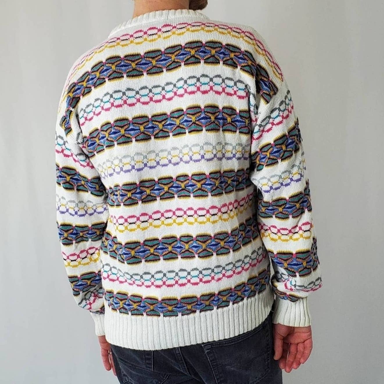 Vintage 90s Chunky Knit Sweater by Peter England - L