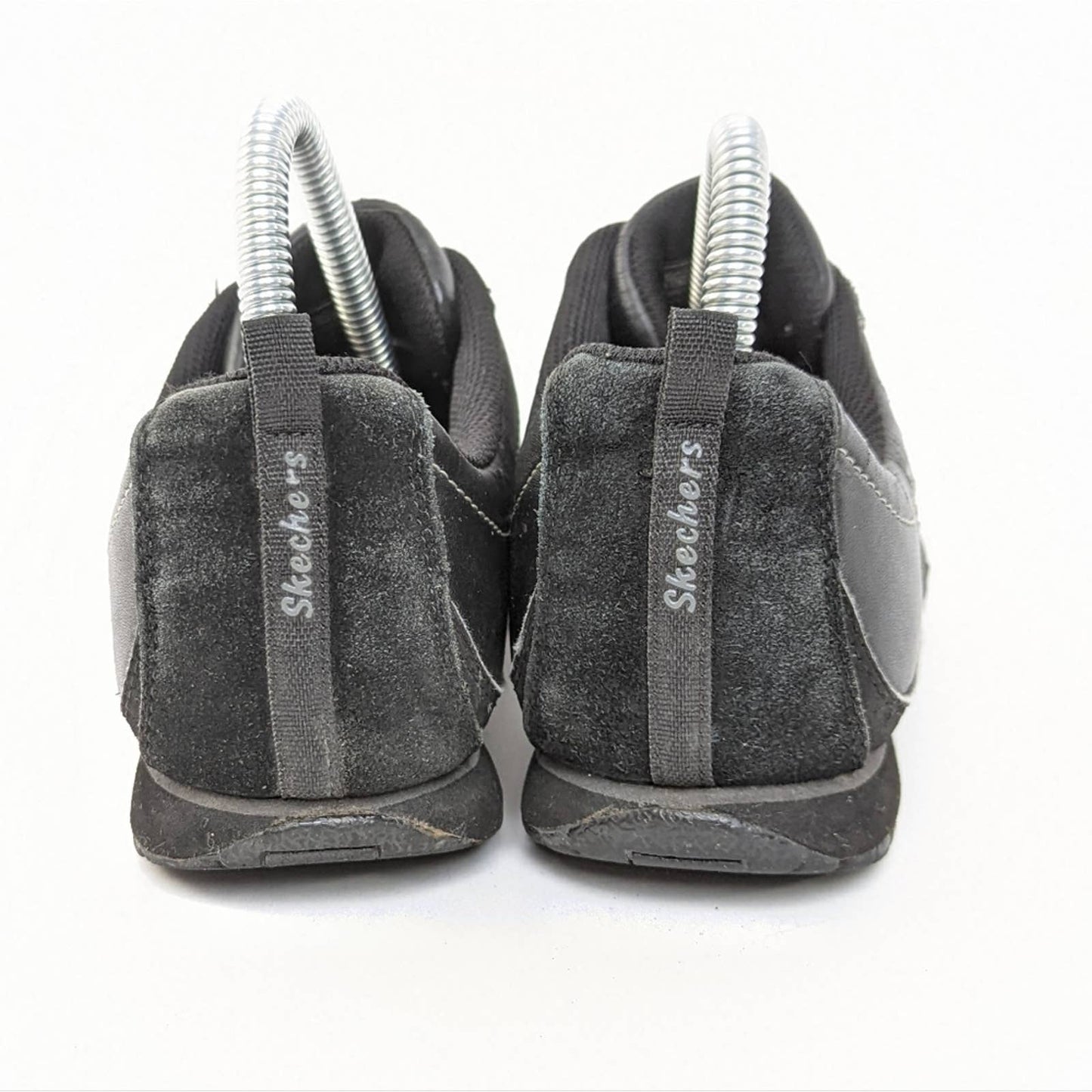 Skechers USA Black Bikers-Troopers Lace-Up Fashion Sneakers - 9