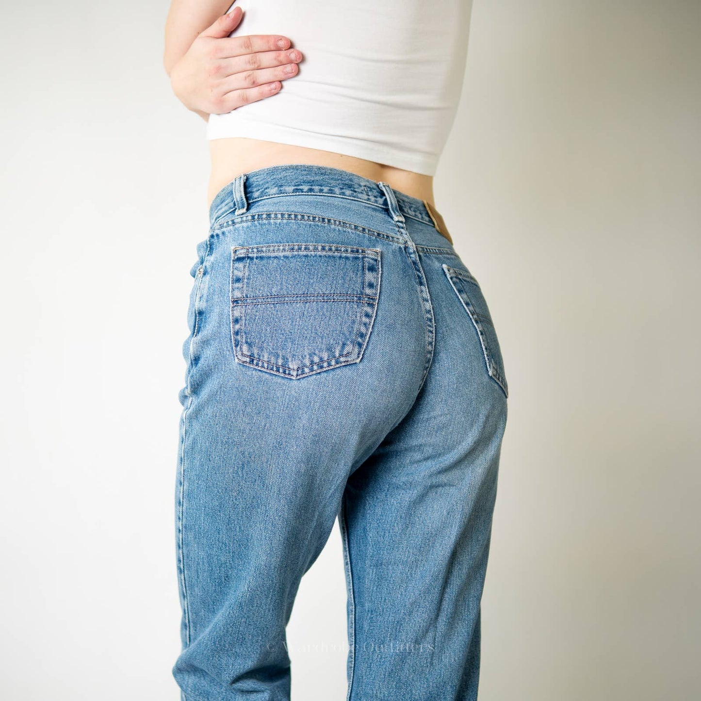 Vintage Y2K Tommy Hilfiger Stone Washed Mom Jeans - 30