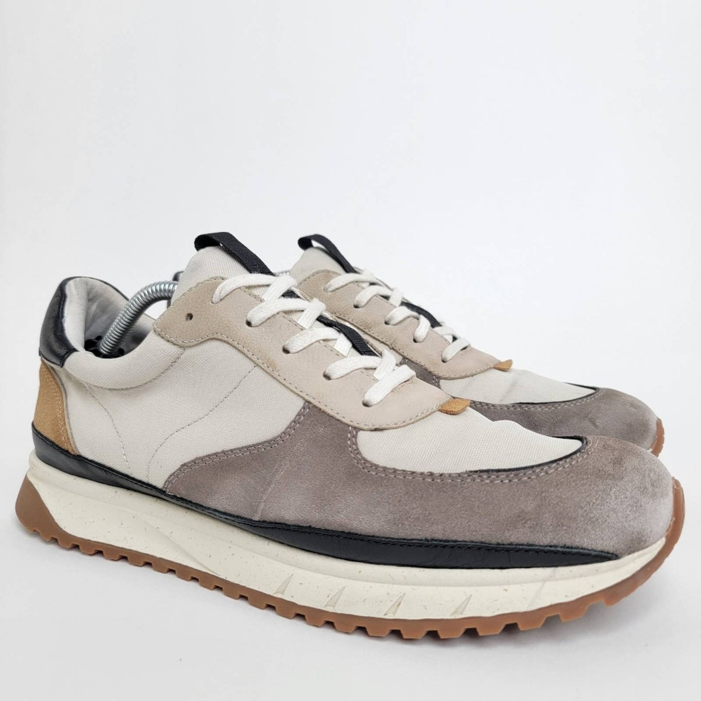 Madewell Kickoff Trainer Sneakers in (Re)sourced Canvas and Suede - 12