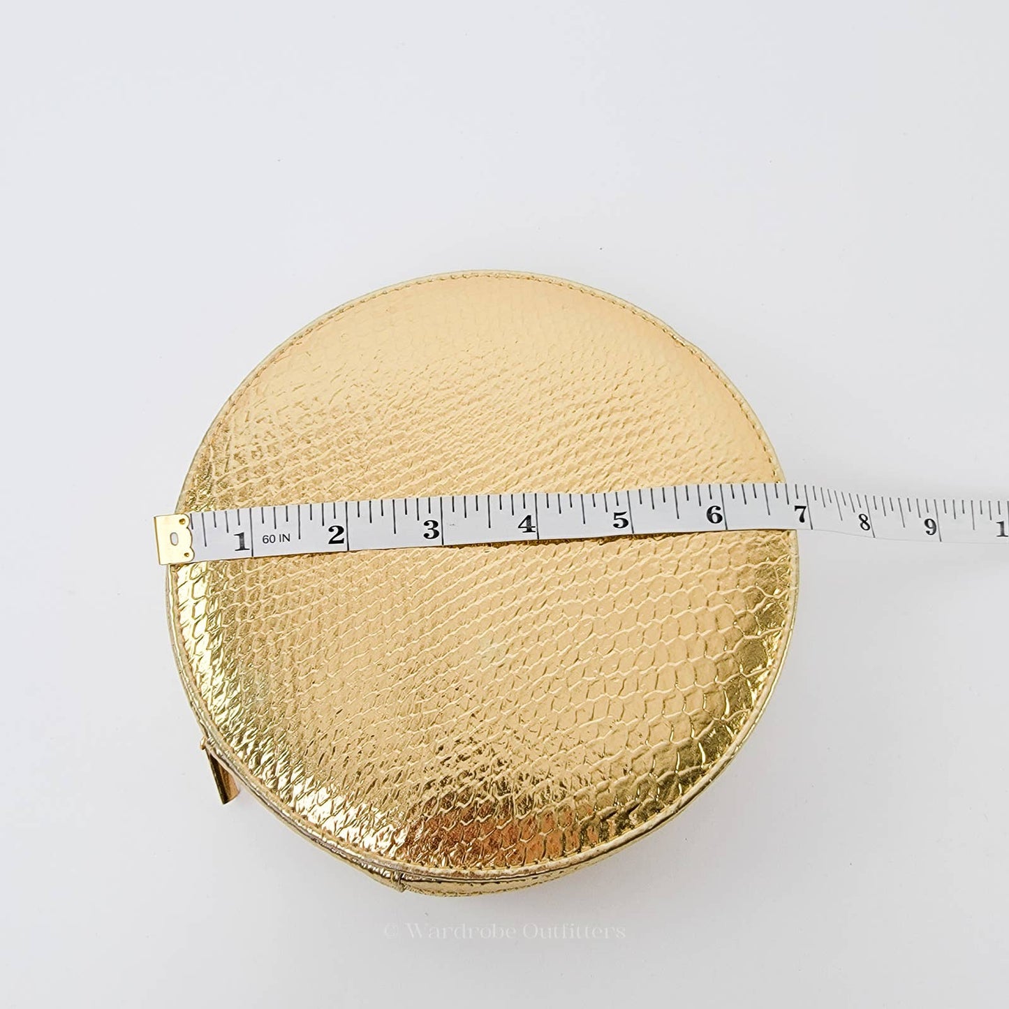 Sonia Kashuk Round Gold Makeup Bag