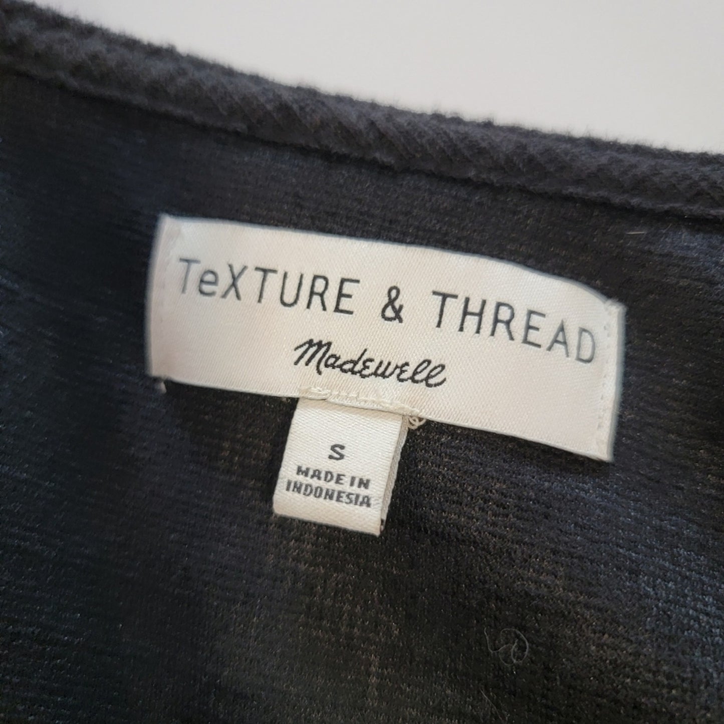 Madewell Textured & Tread Puff Sleeve Dress - S
