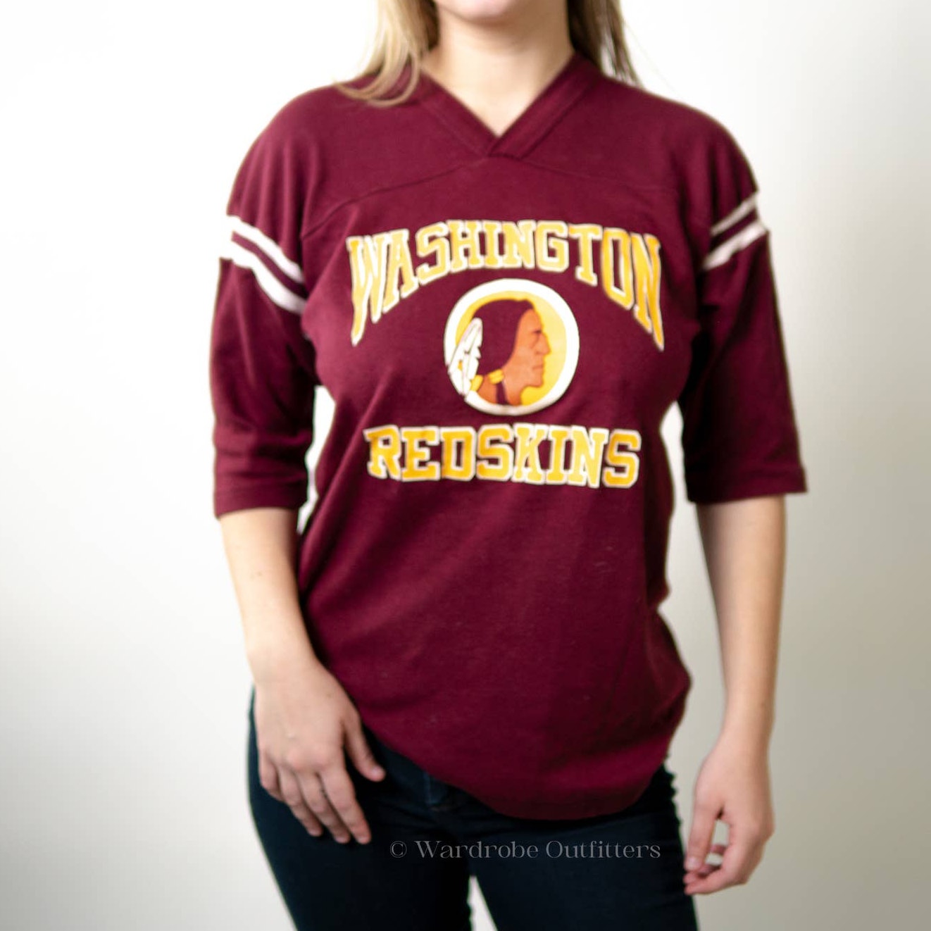 Classic Original Vintage 90s Washington Football Jersey Tee - NFL - Large