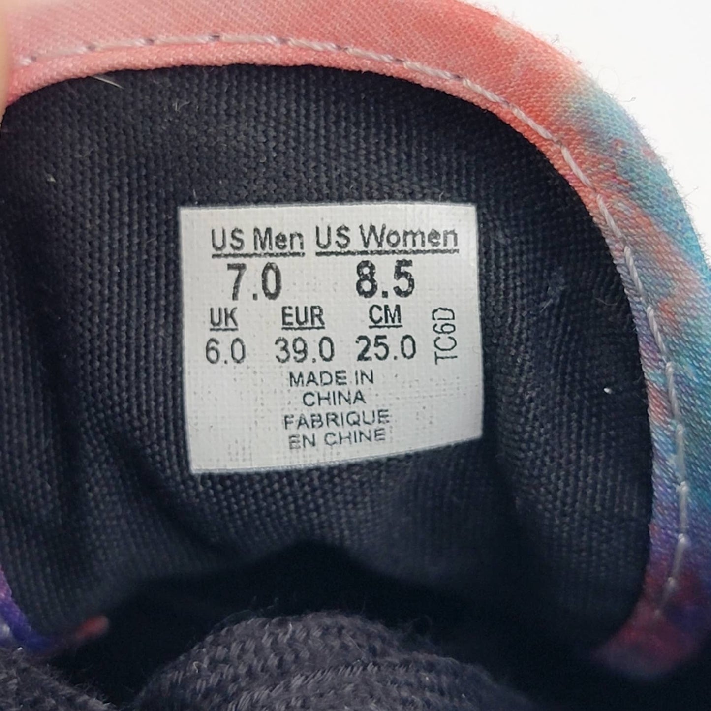 VANS Lo Pro Galaxy Cosmic Space Canvas Sneakers - 8.5