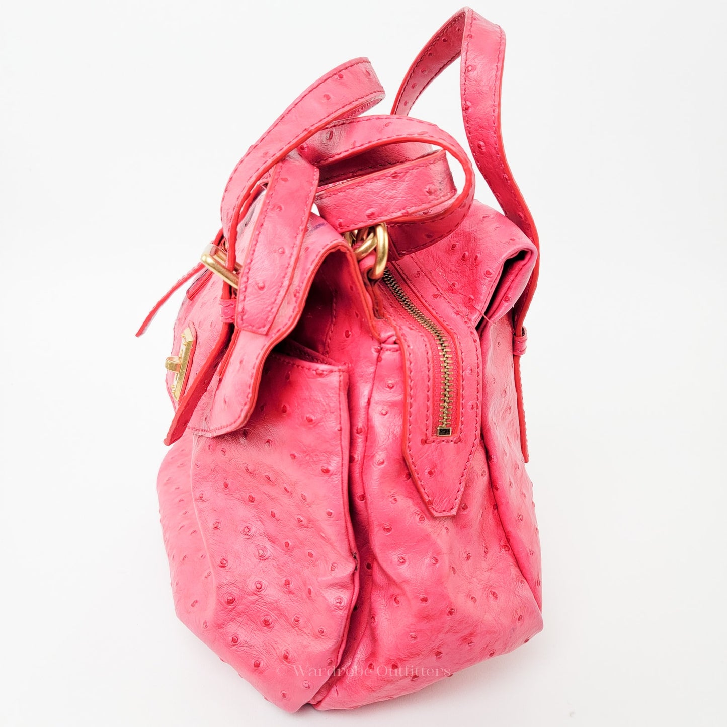 MARC JACOBS Ozzie Aurora Rock Lobster Ostrich Tote Should Bag