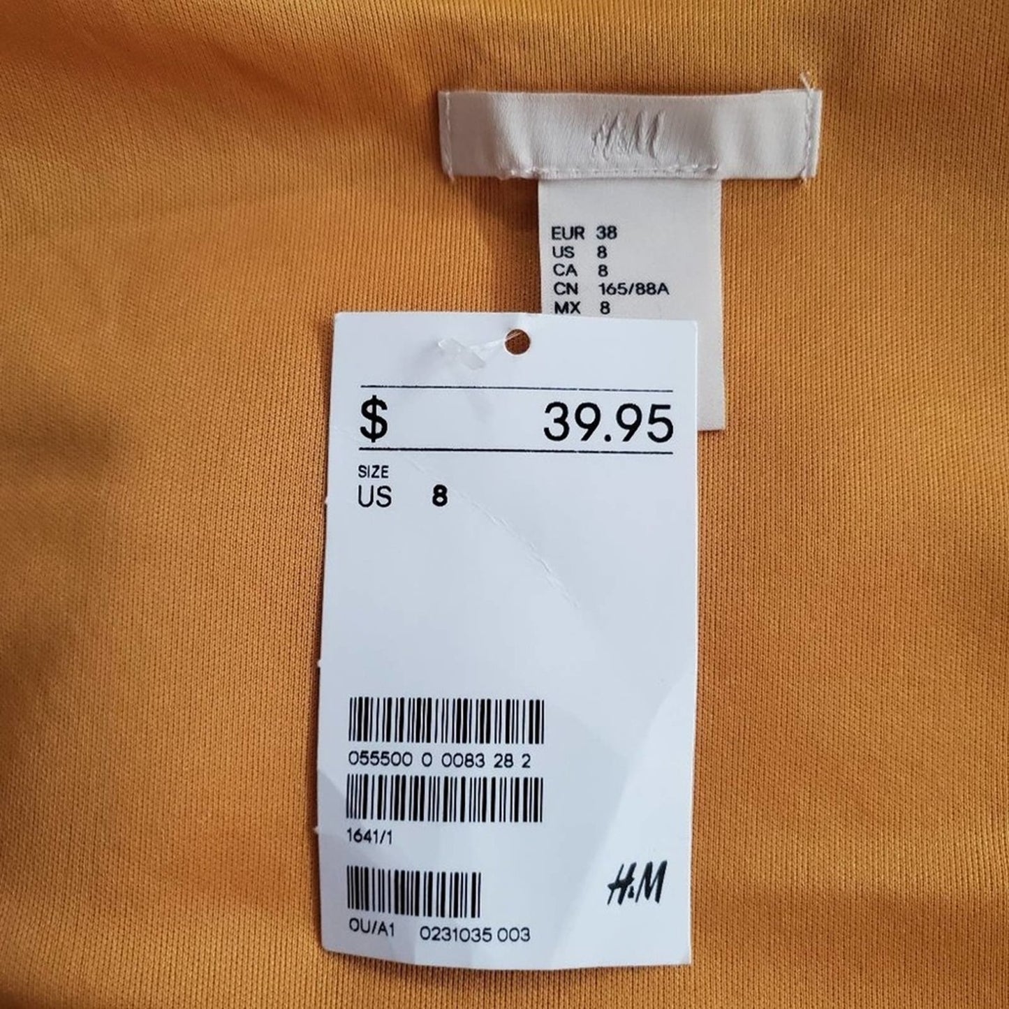 NEW H&M Mustard Yellow Dress - 8
