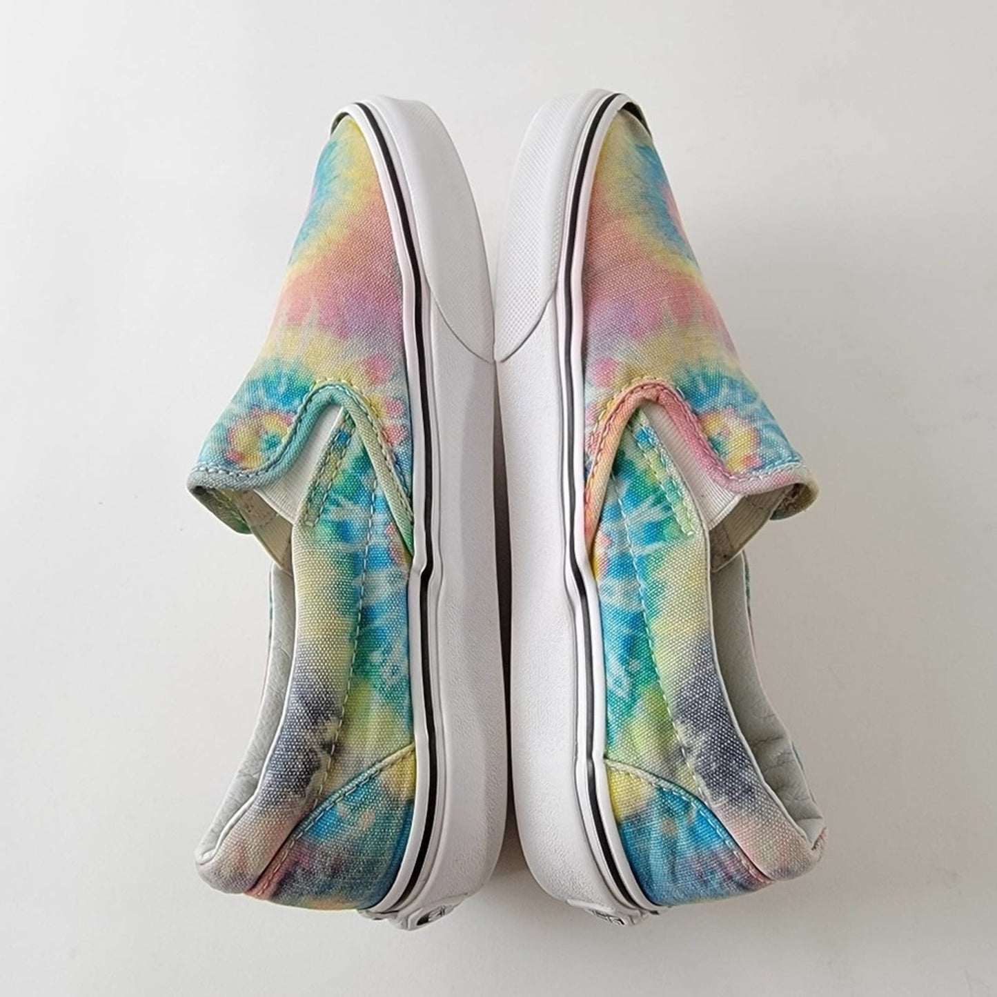 Vans Tie Dye Pastel Slip On Loafers - 7