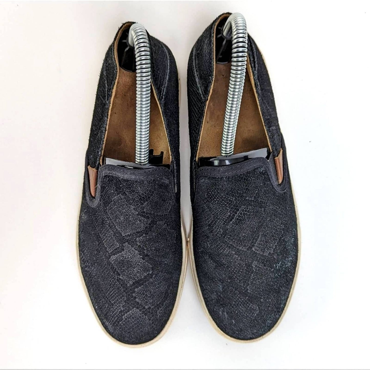 OluKai Pehuea Leather Slip On Loafer Flats - 7.5
