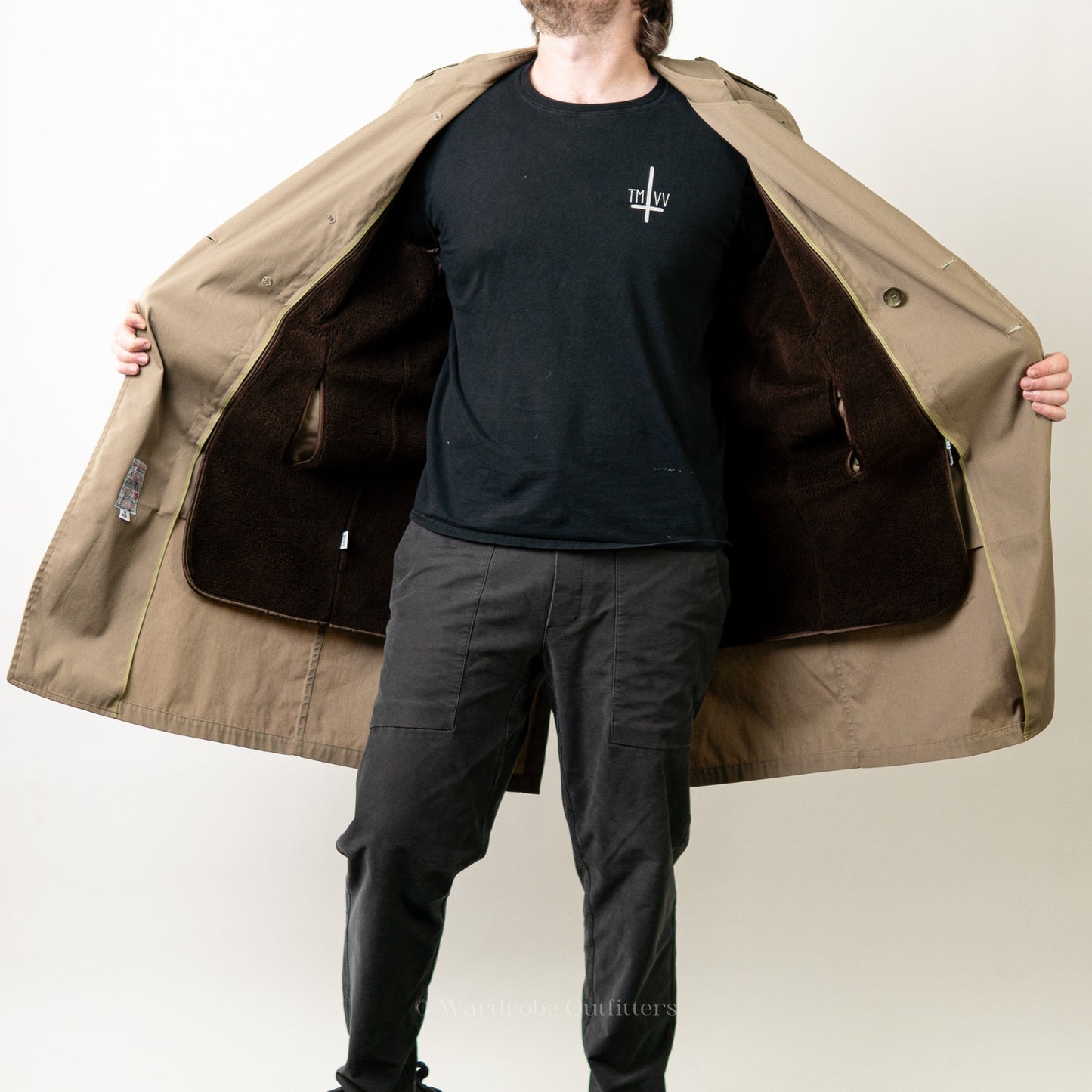 Vintage London Fog Maincoats Tan Trench Pea Coat