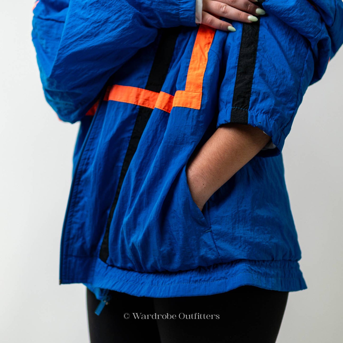 Vintage 80s Pastel Reebok Track Jacket Windbreaker