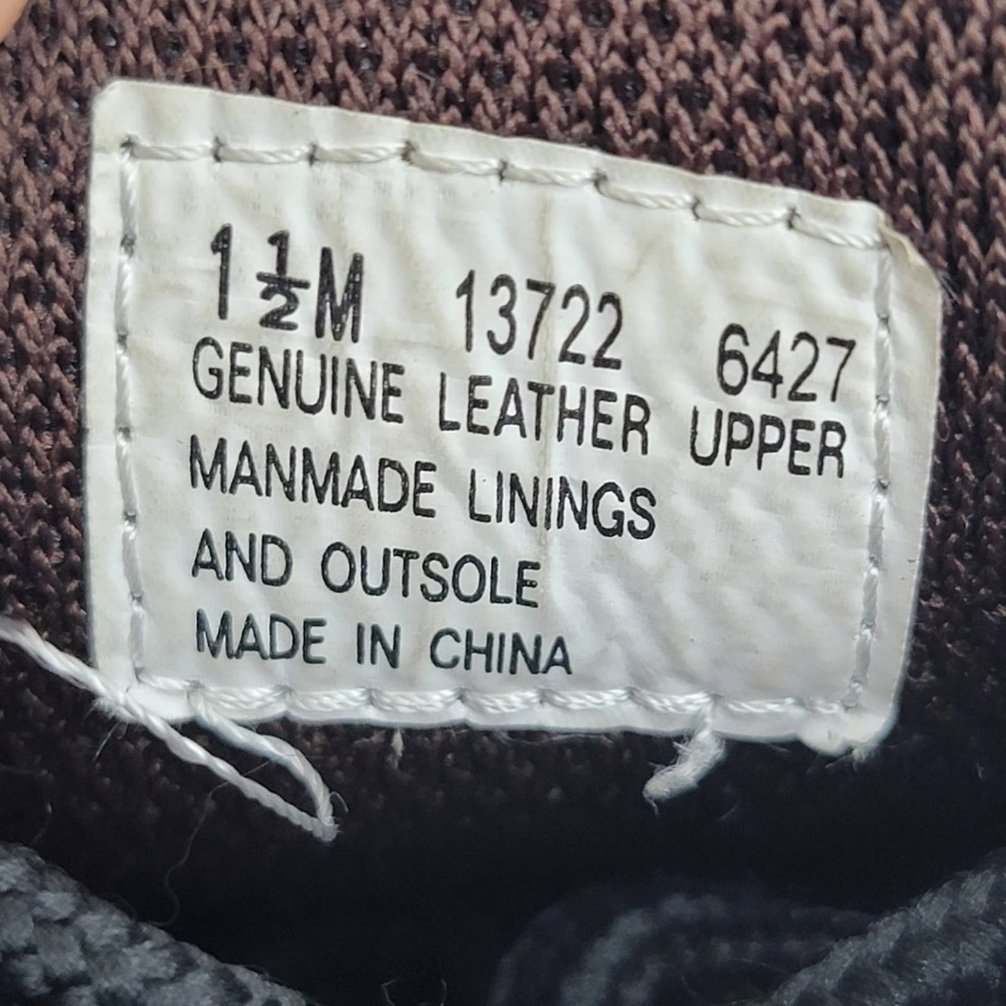 Timberland Black Leather Lace Up Oxford Shoes - 1.5C