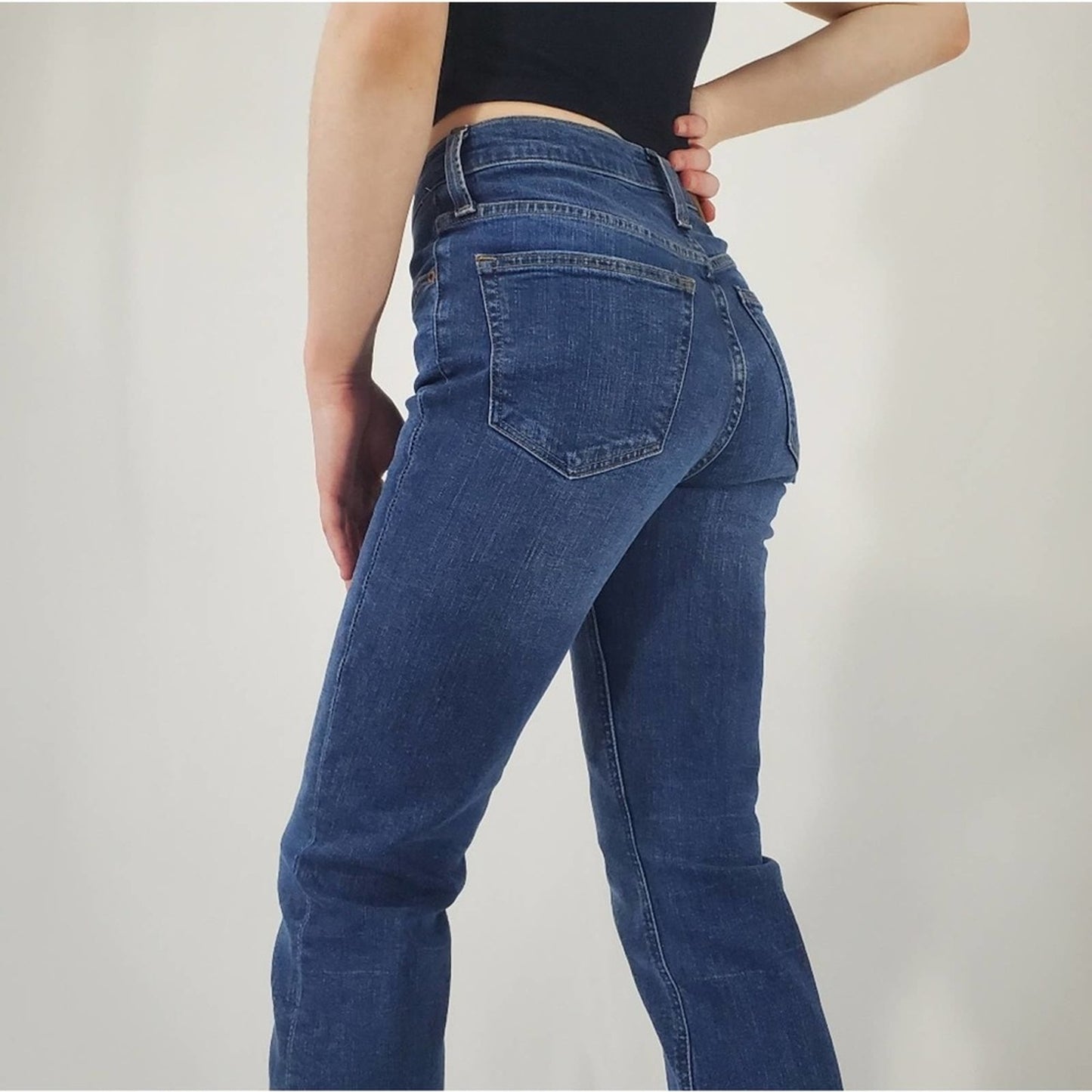 J. Crew High Rise Indigo Wash Skinny Jeans (24)