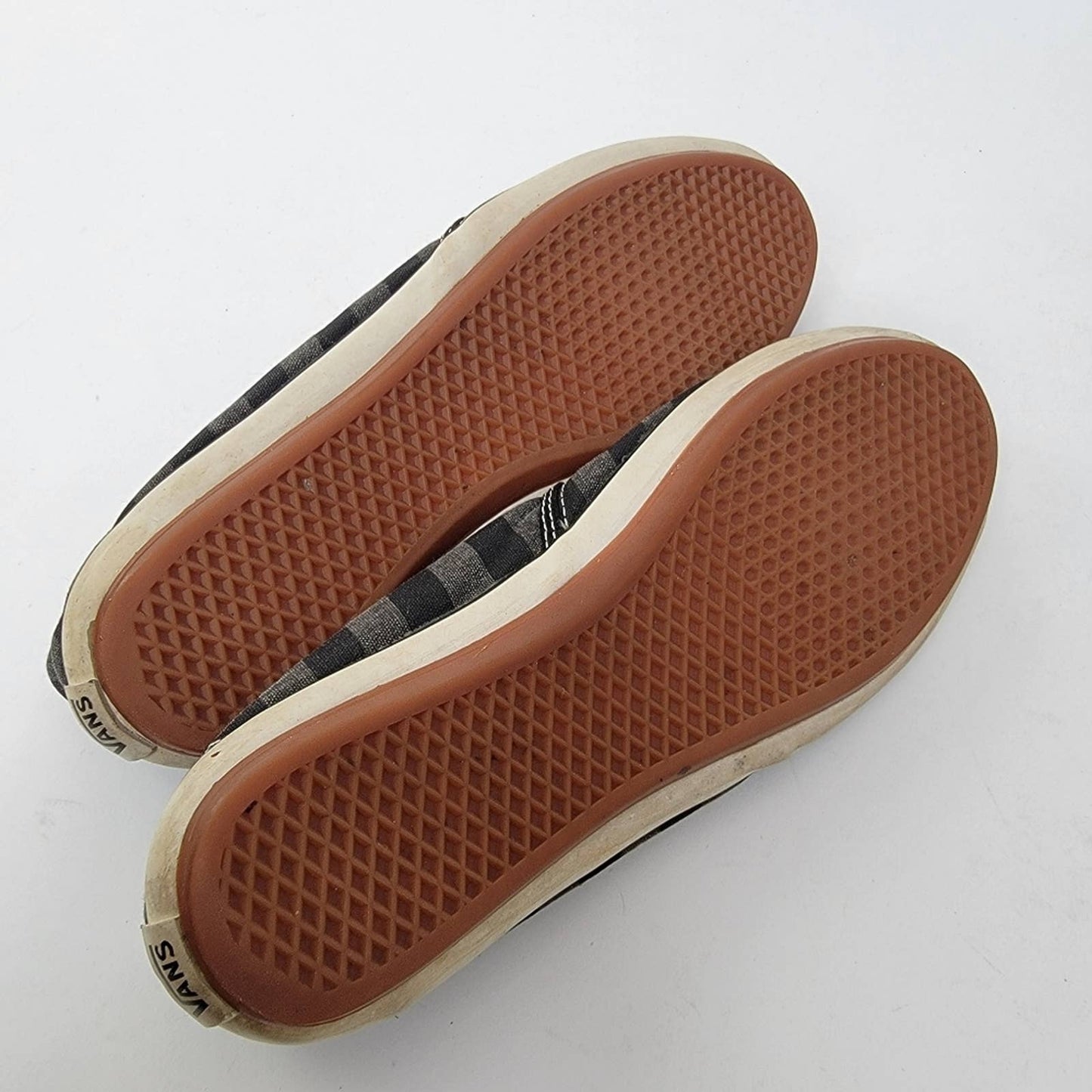 Vans Canvas Striped Slip On Ballet Shoes - 7