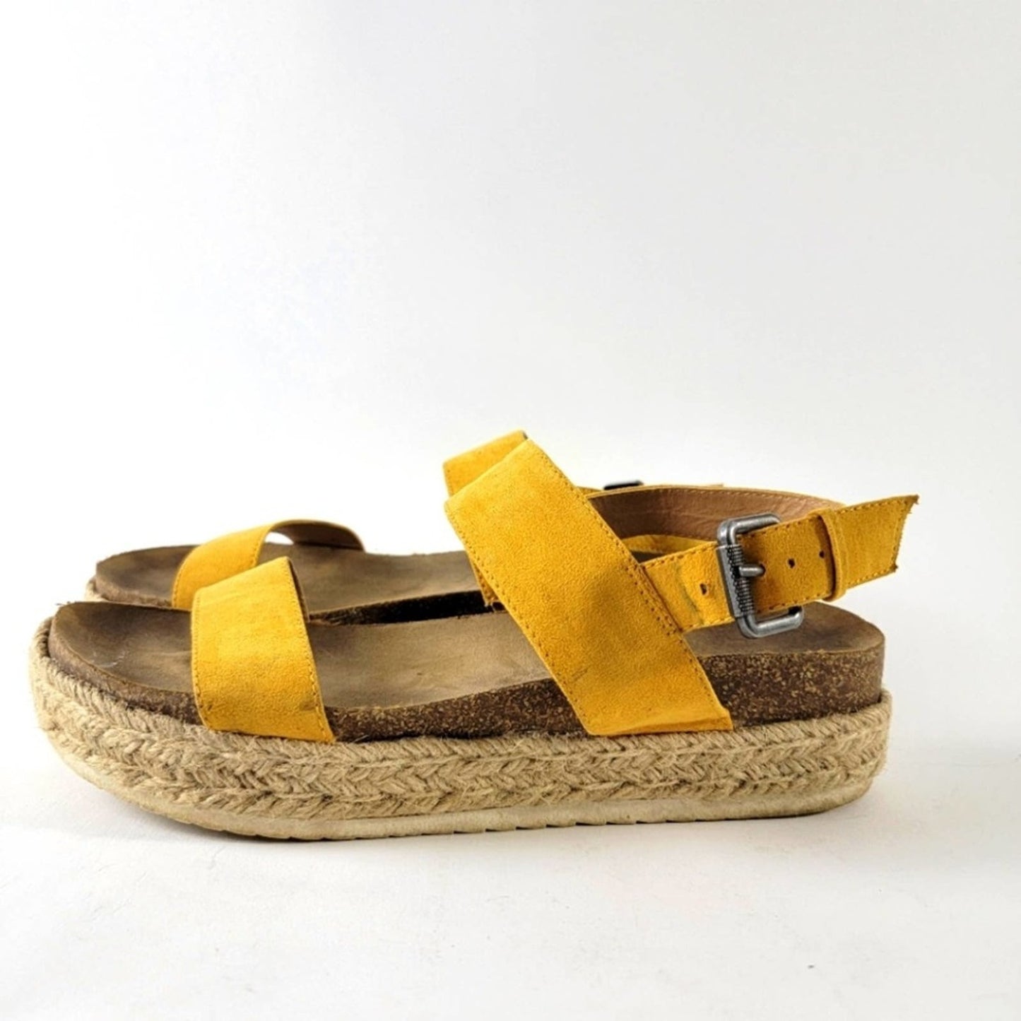 Sun Tan Platform Espadrille Strappy Sandals - 9