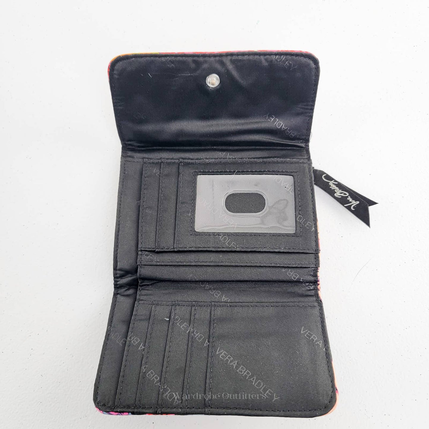 Vera Bradley Euro Floral Fiesta Tri-Fold Wallet Cardholder