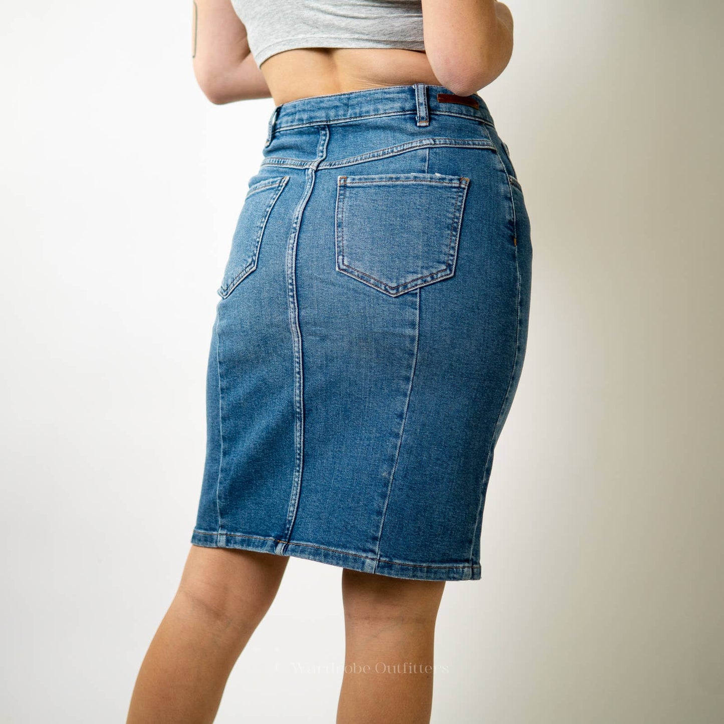 Anthropology & Pilco Denim Jean Pencil Skirt