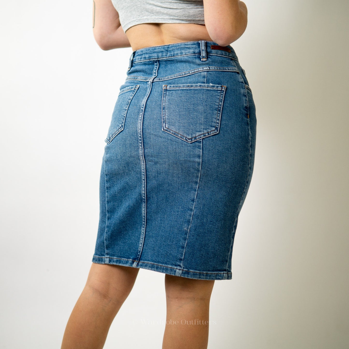 Anthropology & Pilco Denim Jean Pencil Skirt