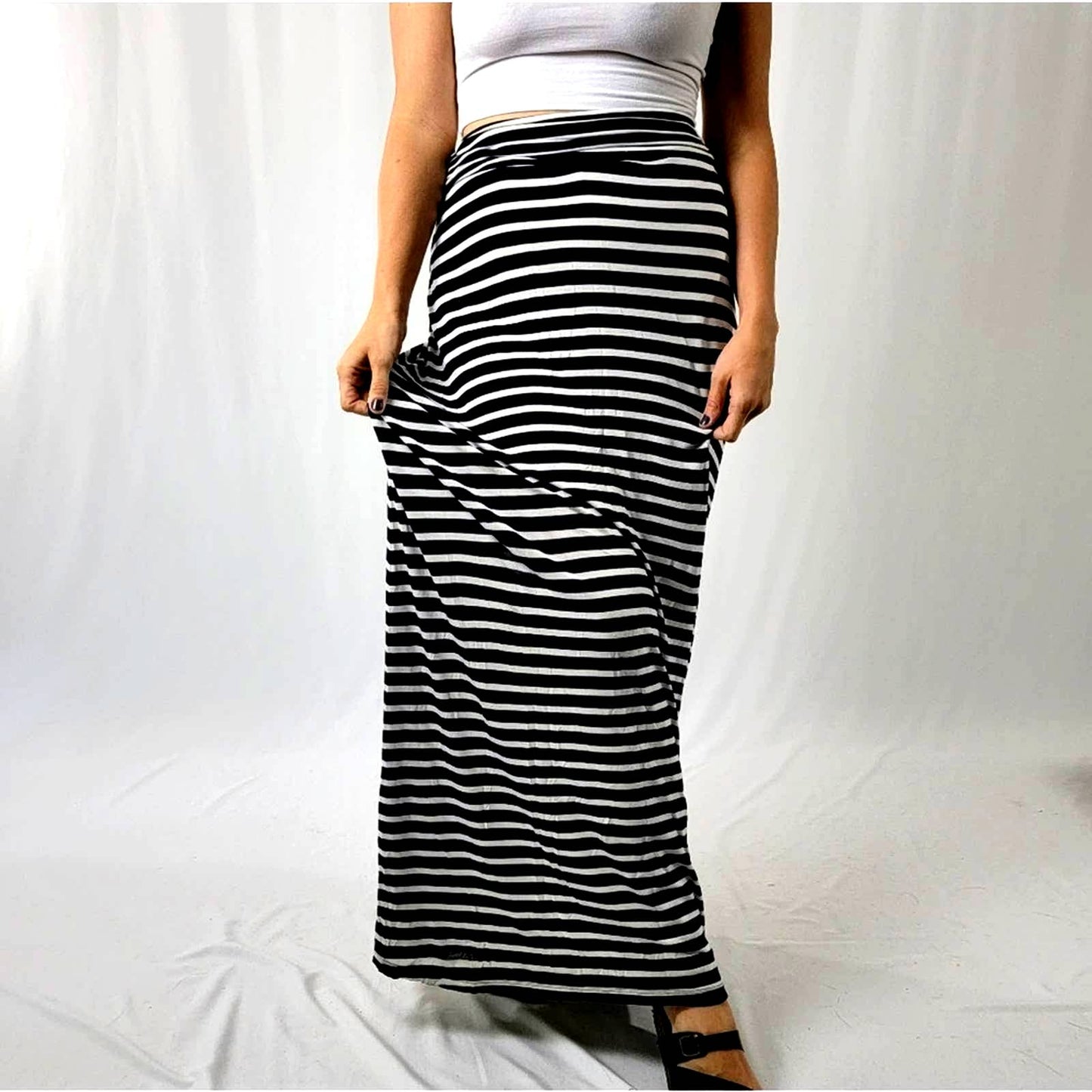 J.Crew Casual Maxi Striped Skirt - S