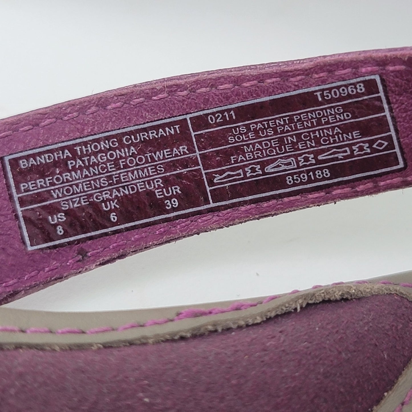 Patagonia Bandha Thong Sandal In Currant