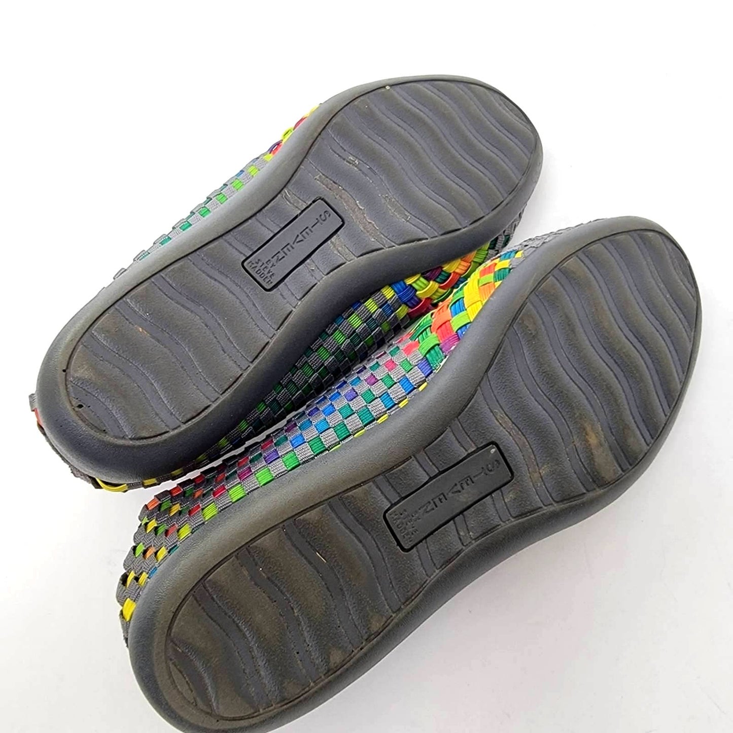 Steven by Steve Madden Rainbow Woven Ballet Flats - 8