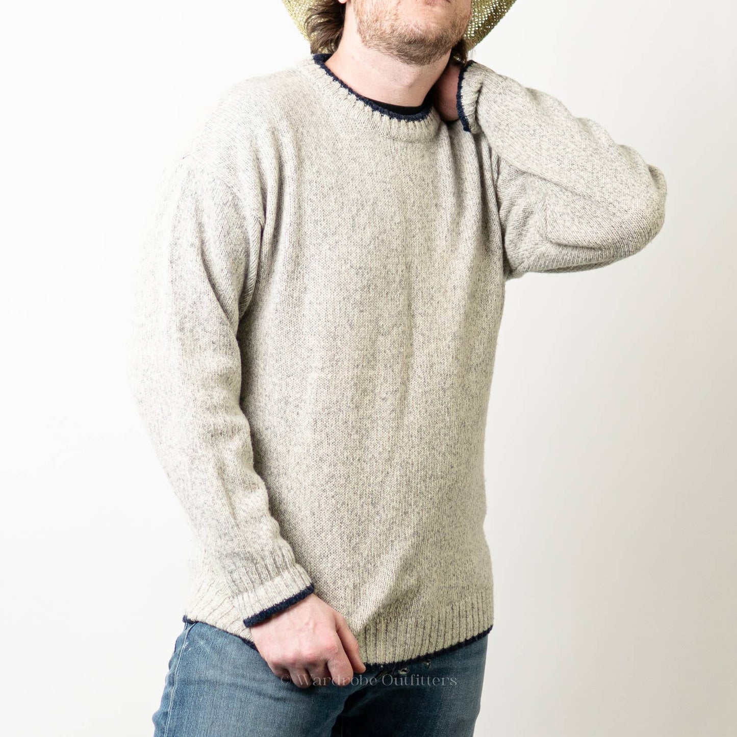 Vintage 90s Woolrich Grey Heather Wool Sweater