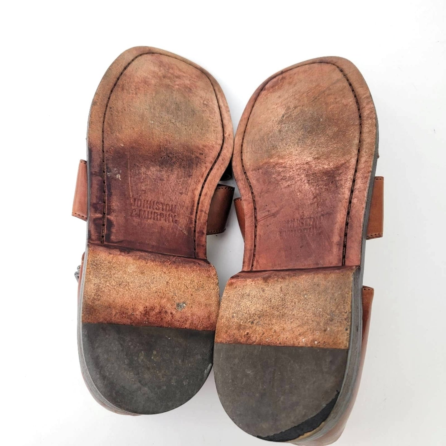 Johnston & Murphy Domani Leather Huarache Fisherman Sandals - 8.5