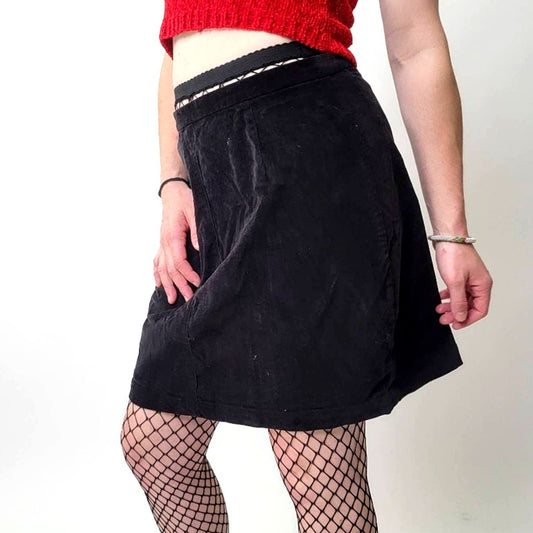 Vintage 90s Fargo Corduroy Mini Skirt - 8