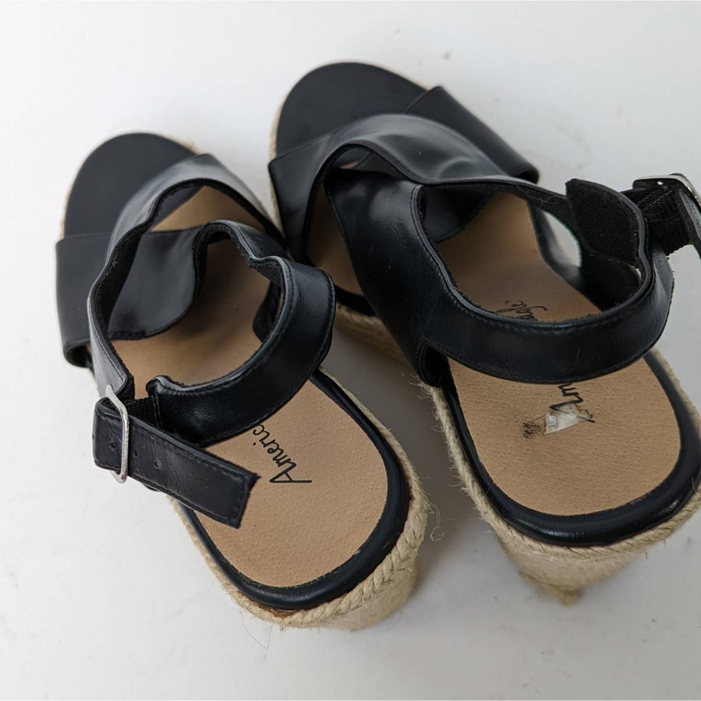 AE Outfitters Platform Espadrille Wedge Sandals - 8.5