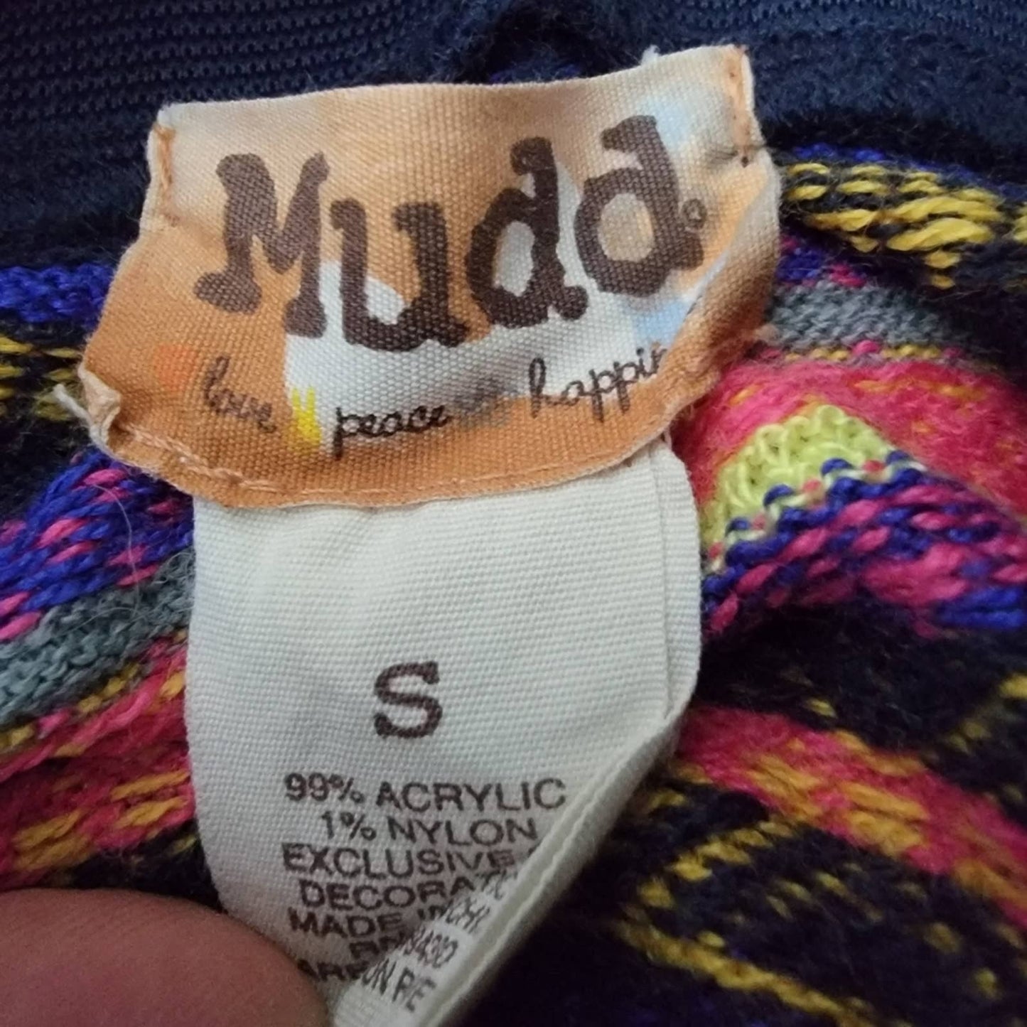 Mudd Fair Isle - Striped Mini Skirt - Small