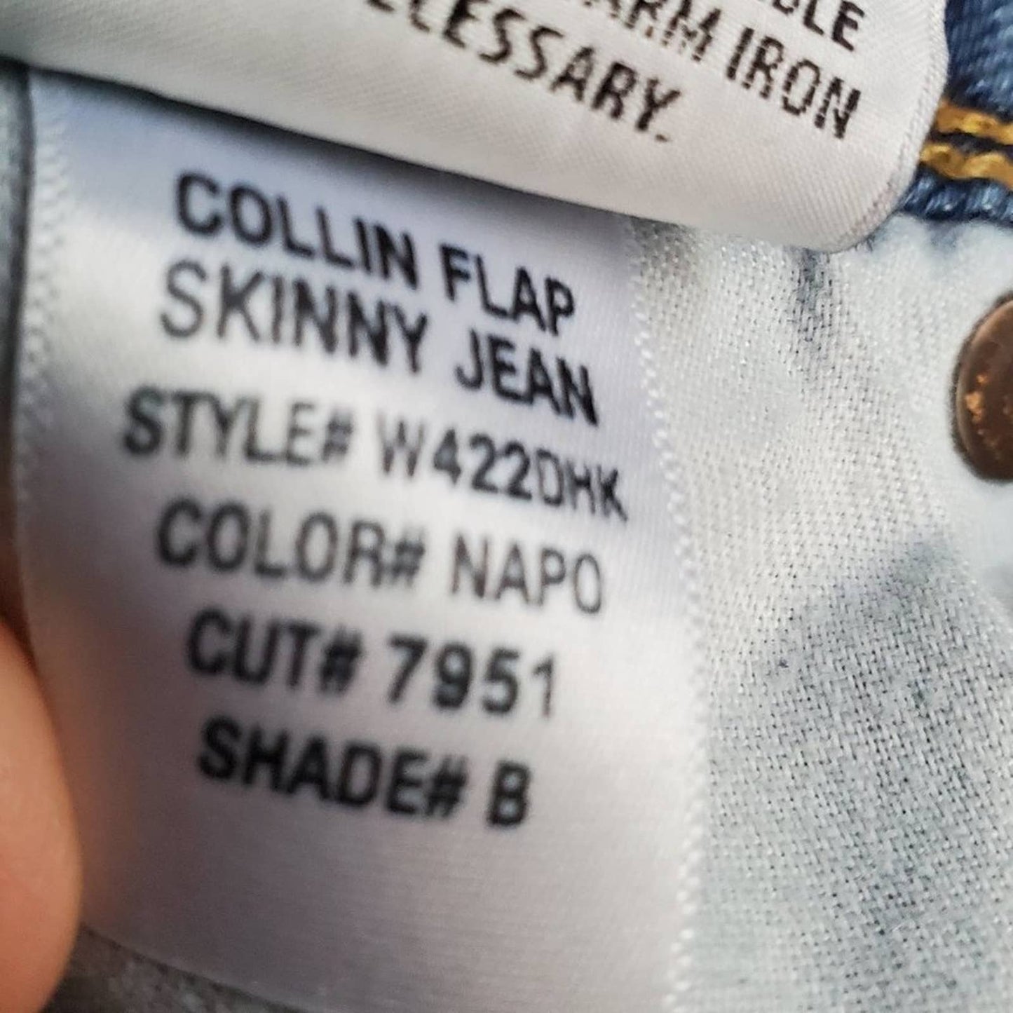 Vintage Y2K Hudson Napo Collin Flap Low Rise Jeans - 29