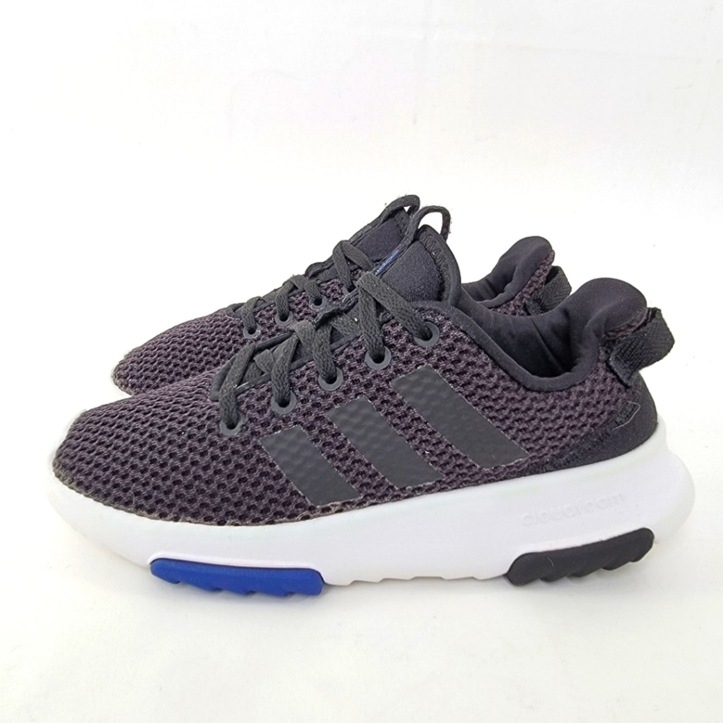 Adidas Kids CloudFoam CF Racer Running Sneakers - 2Y
