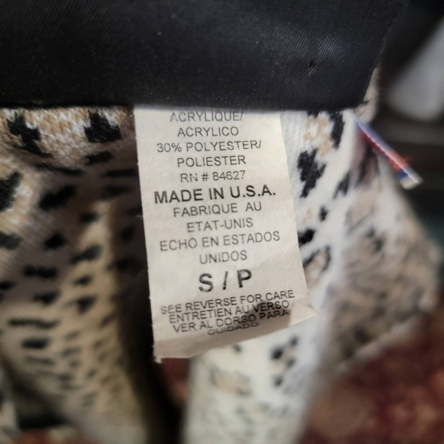 Vintage 1990s Leopard Animal Print Cobblestone Canyon Cheetah Faux Fur Vest - S