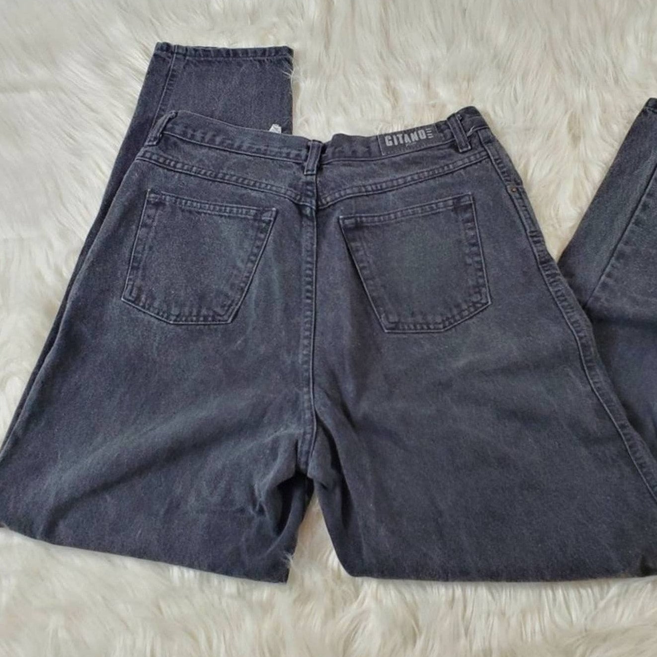 90s Vintage Gitano Super High Waist Mom Jeans