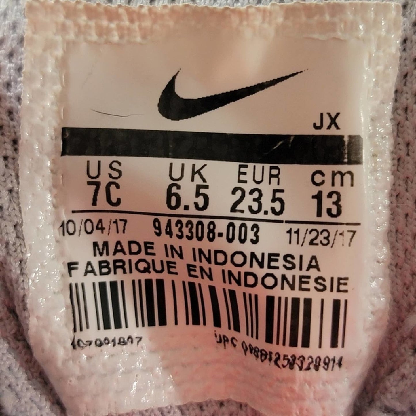 Nike Revolution 4 TD Marathon Running Shoes - 7C