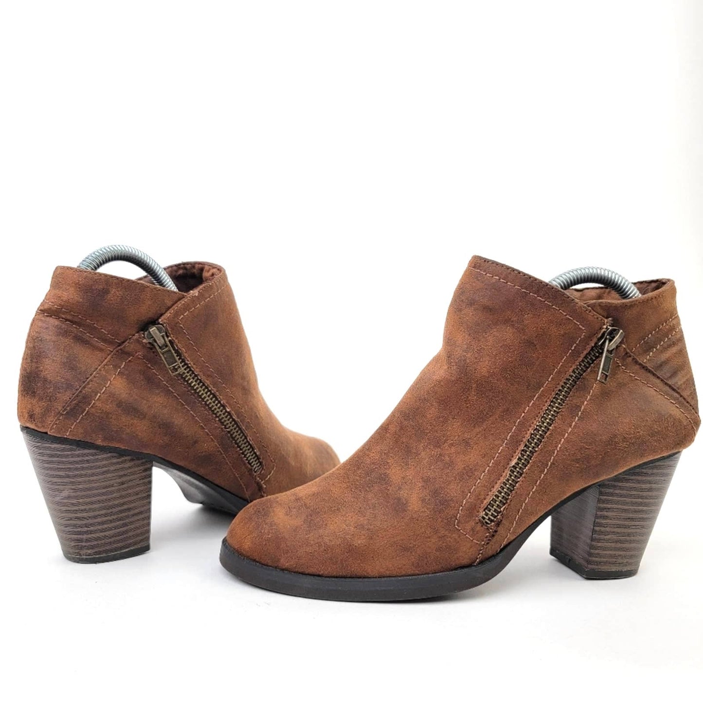 Rampage Edyn Block Heel Chunky Ankle Bootie - 8