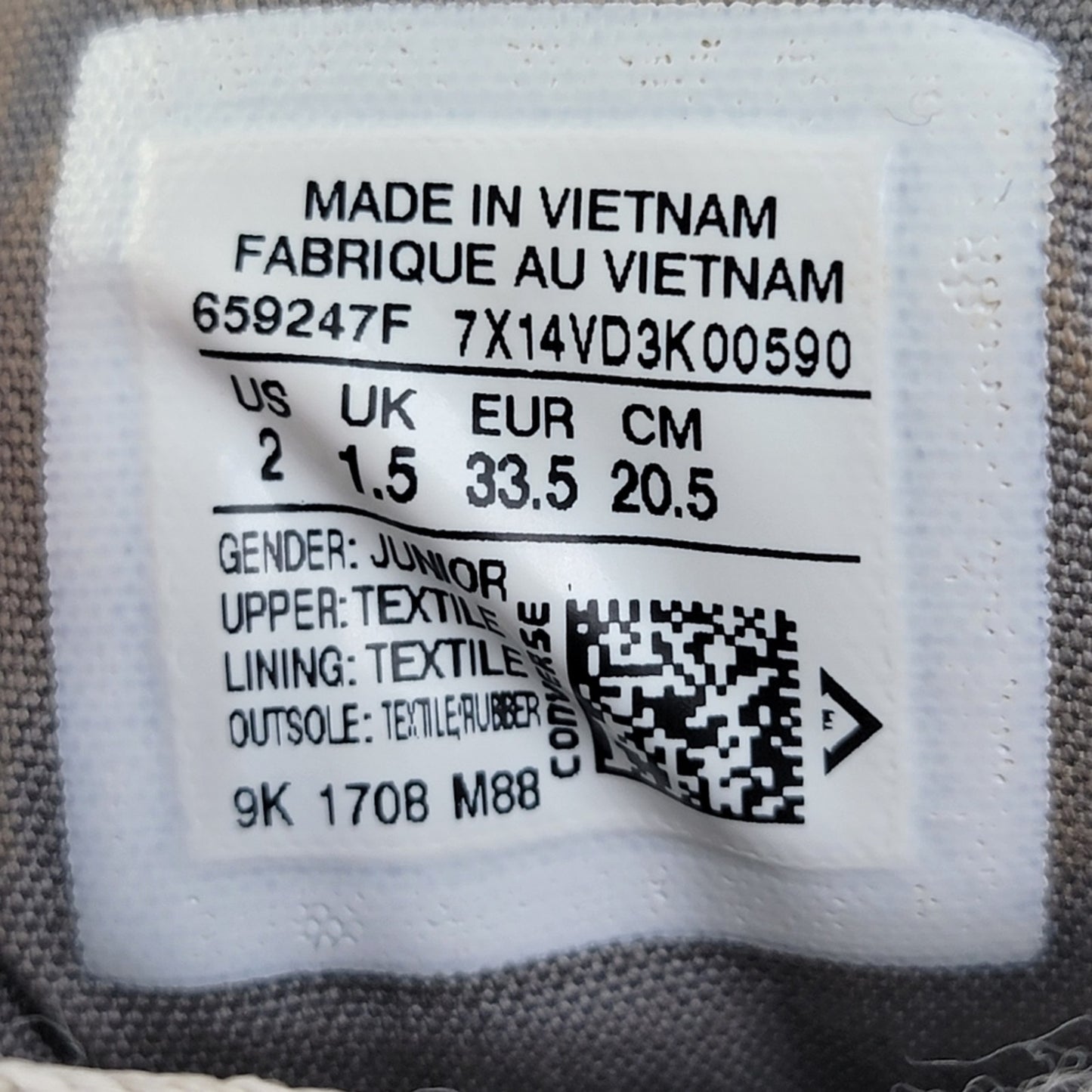 Converse All Star Chuck Taylor Low Top Madison Ox Velvet - 2C